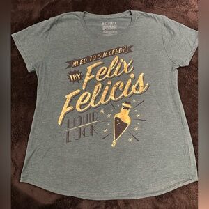 Forest Heather Green Harry Potter’s 🪄Felix Felicis Graphic T-Shirt by Box Lunch